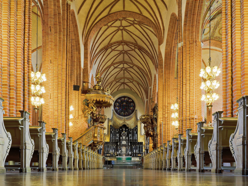 Interior of the beautiful Stockholm Cathedral - a must-see during your 3 days in Stockholm