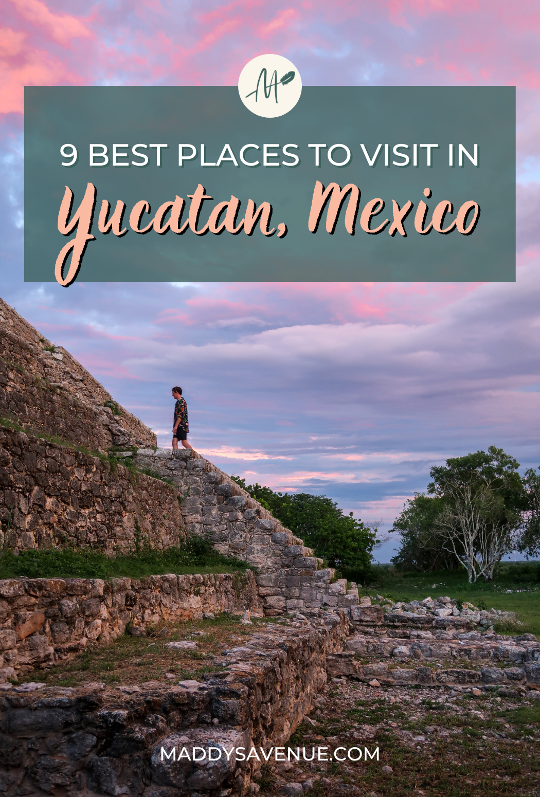 With lush jungles, white-sand beaches, Mayan ruins, vibrant cities, it's not easy to create a short list of the best places in Yucatan, Mexico! This state is an underrated gem, bursting with delicious food, fascinating history, and incredibly rich culture and traditions. In this guide, discover the best places to visit in Yucatán – as well as the best things to do in the Yucatan Peninsula, and must-know Mexico travel tips! Ready for the Mexico vacation of your dreams?
So, where should you go in Yucatán, México? From famous places like Chichen Itza and Mérida to unknown spots like the "Yellow City" and Ek Balam - you're about to find out!

In this guide, we’ll dive into the best places to visit in Yucatán – as well as the best things to see and do in each Yucatan destination. And, as always, I’ll also share my must-know tips to help you plan the trip of your dreams!