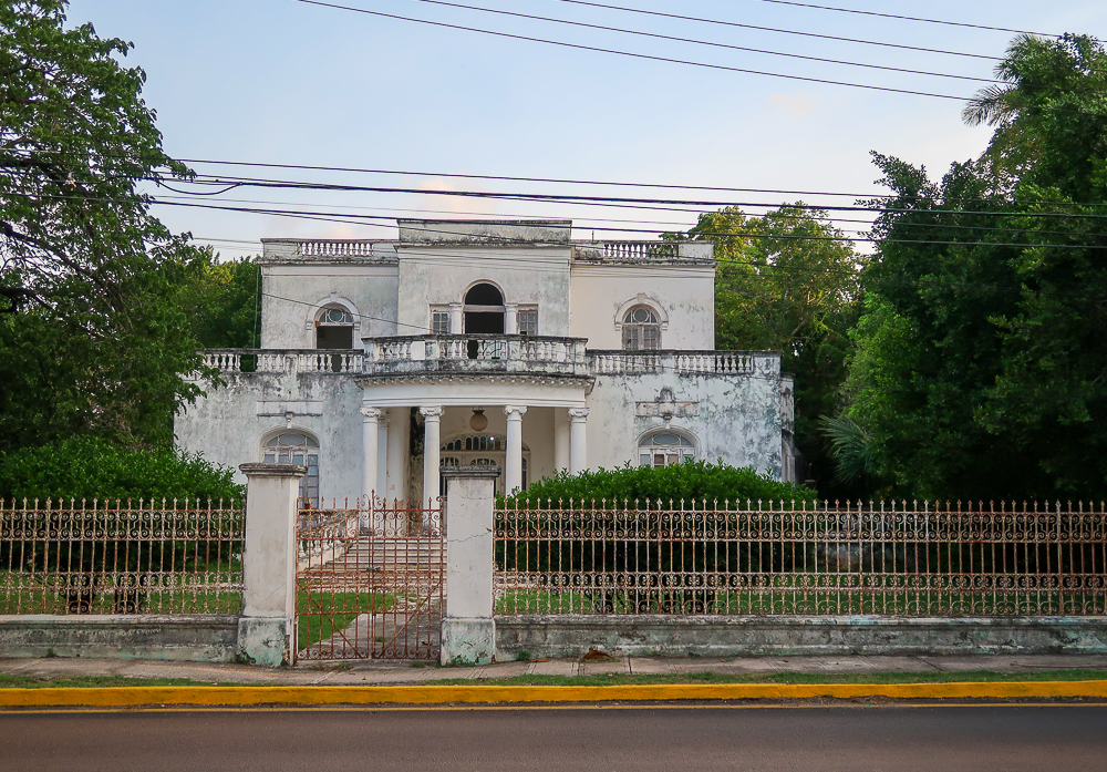 Beautiful, abandoned mansion in Merida, one of the best places to visit in Yucatan, Mexico