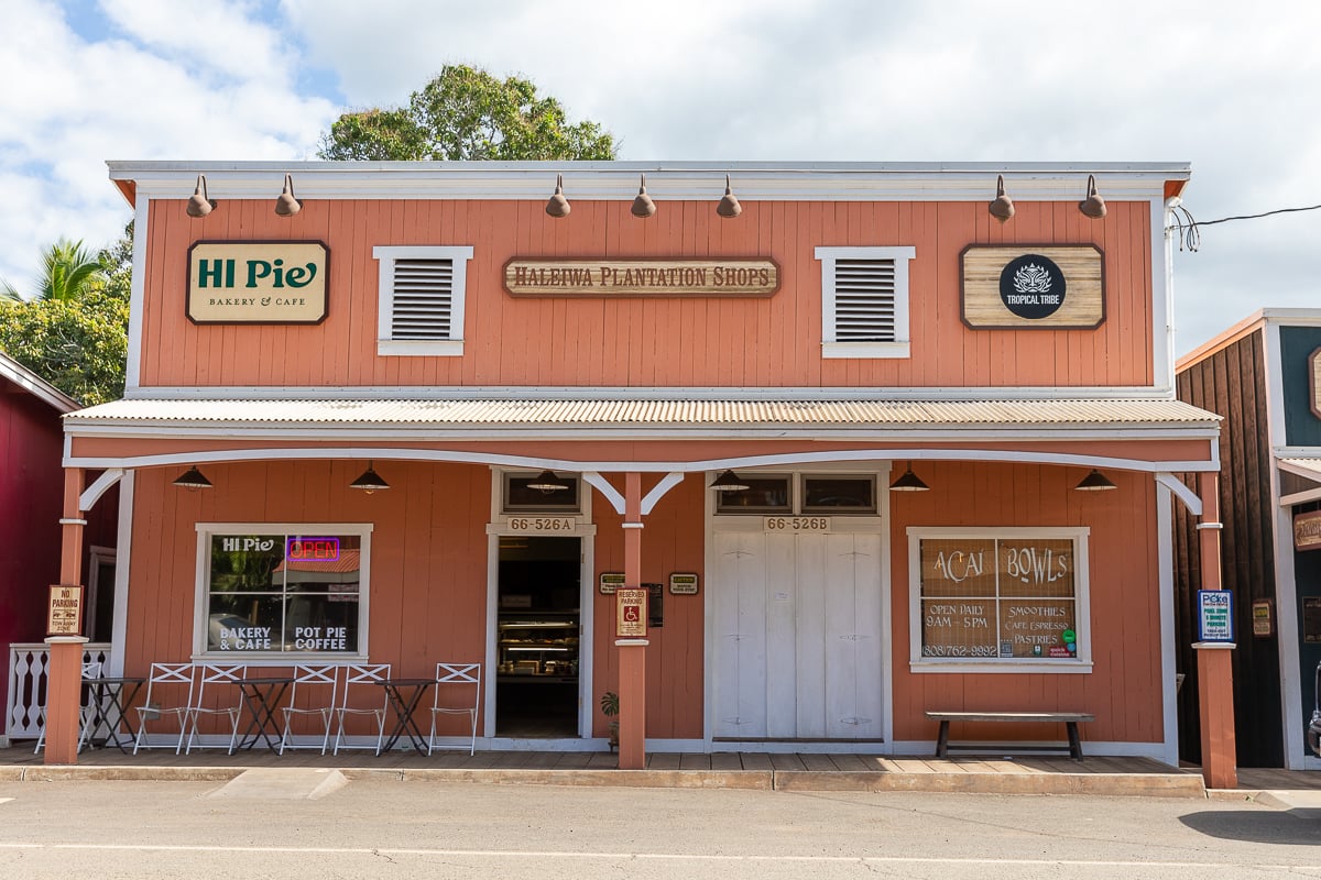 Wooden building at Haleiwa Plantation Shops