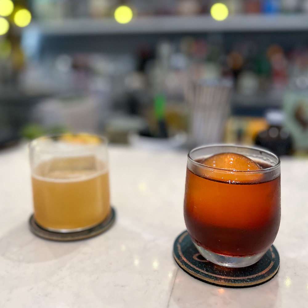 Cocktails at Podmore in Honolulu