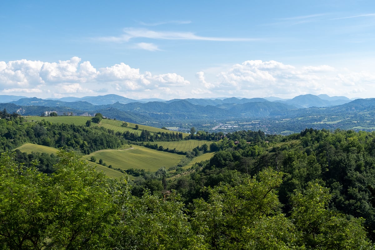 The beautiful countryside surrounding Bologna, Italy