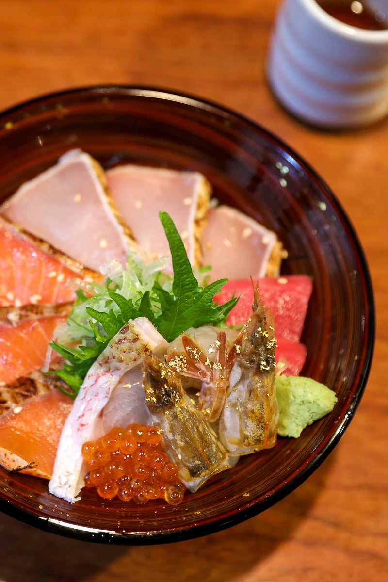 Kaisendon, one of the must-try food in Kanazawa