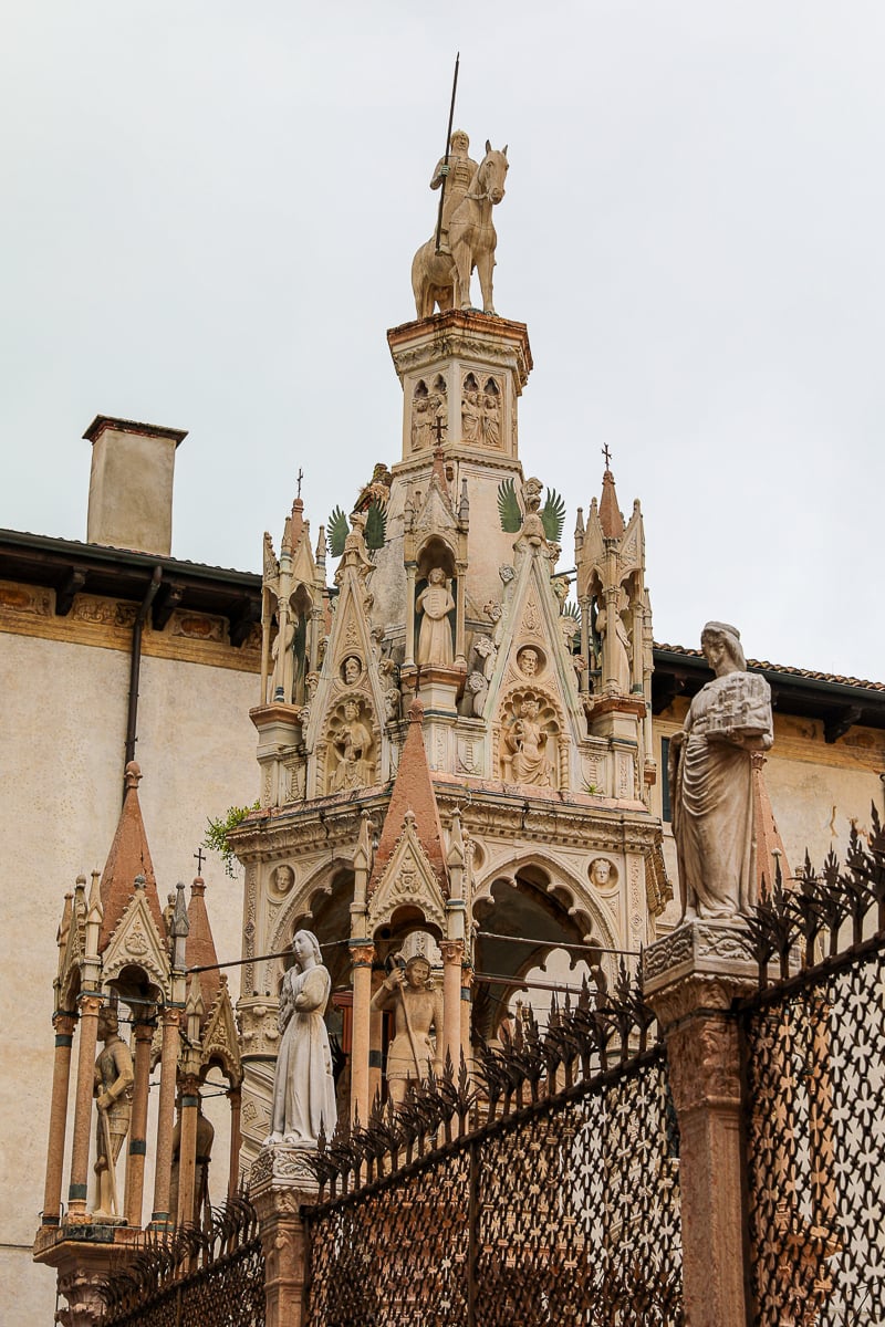 Scaliger Tombs in the old town of Verona