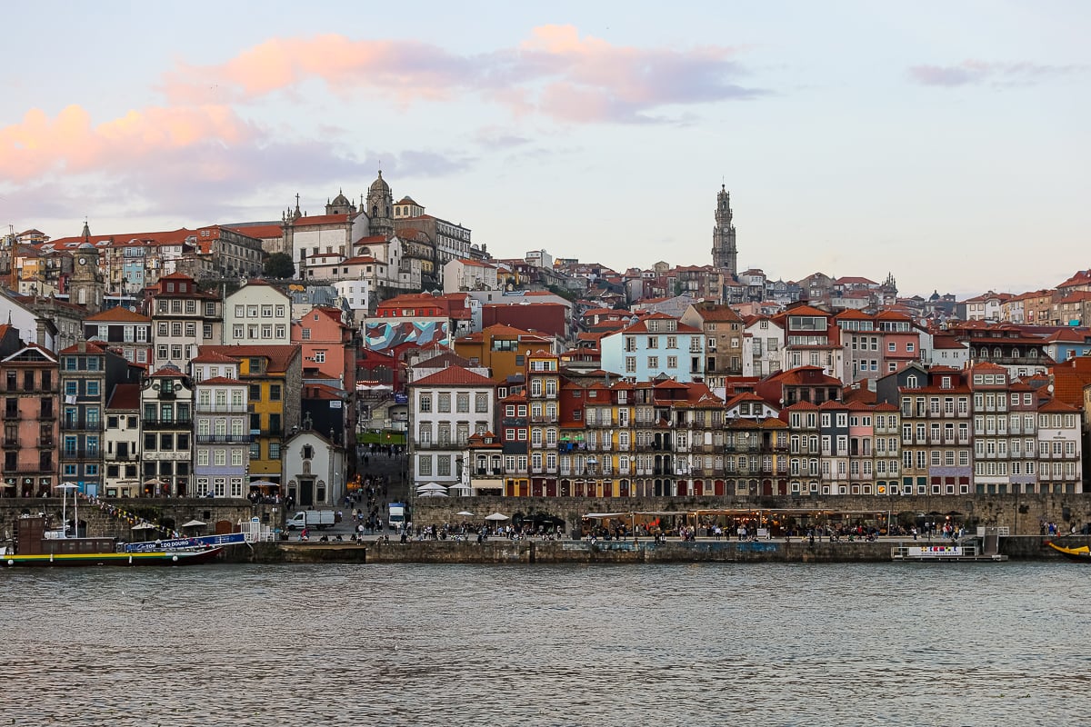 Hillside landscape of Porto by the water. Explore this beautiful city when you have 3 days in Porto.