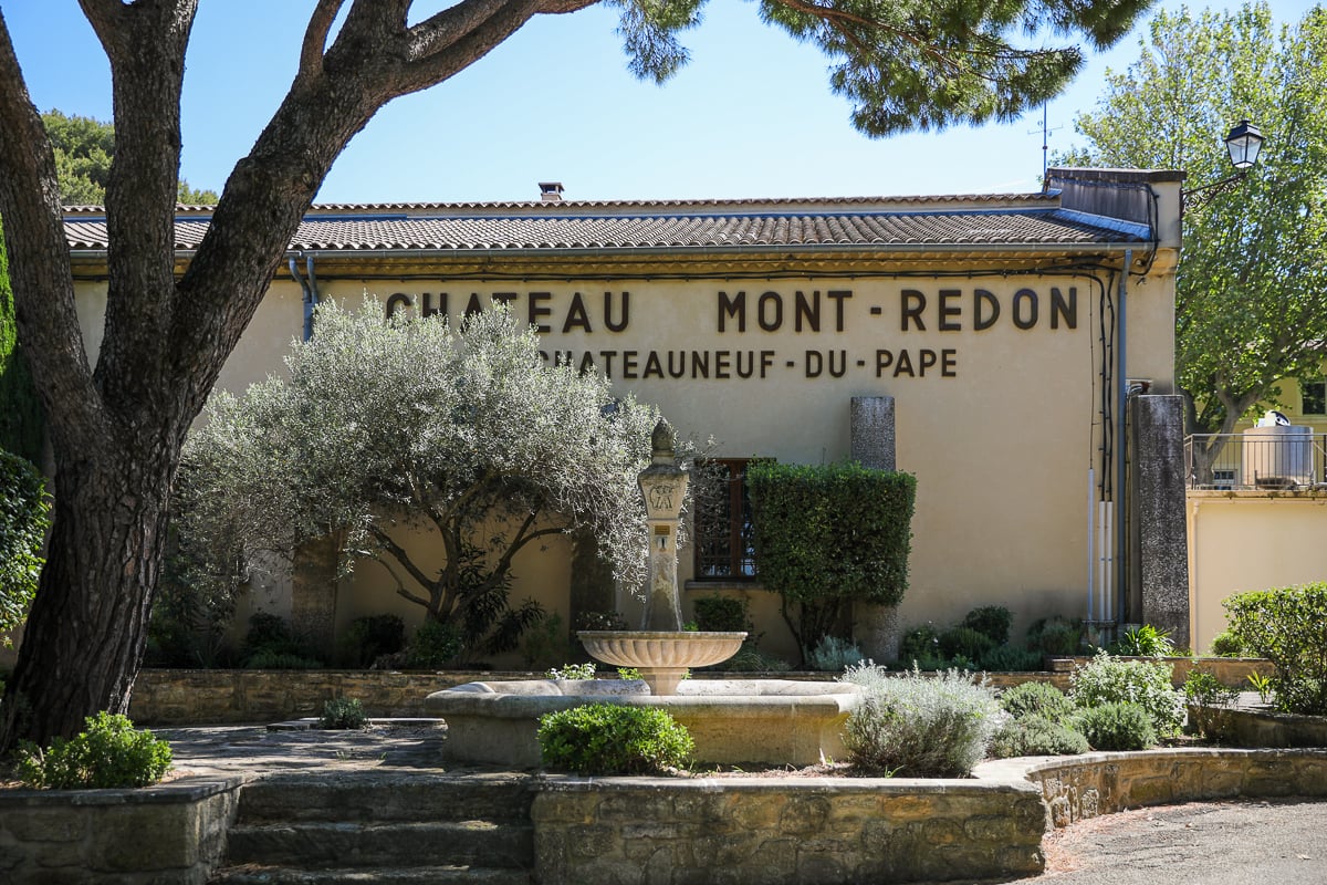 Château Mont-Redon winery in the Châteauneuf-du-Pape wine region of the Rhône Valley